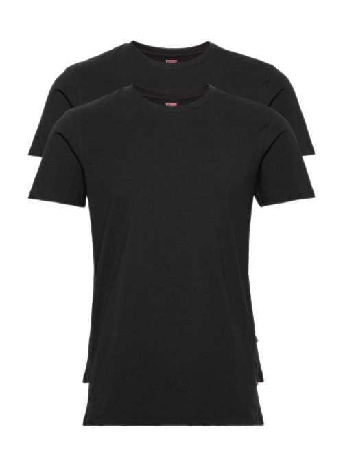 LEVIS Ανδρικά T-Shirt - Solid Crew - Ελαστικό Βαμβάκι - Πακέτο με 2