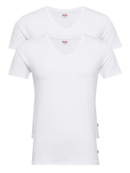 LEVI'S Ανδρικά T-Shirt - Ελαστικό Βαμβάκι - V Neck - Πακέτο με 2 