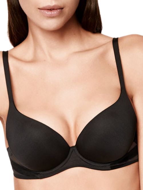 σουτιέν lormar 1907 plunge extra v2 μαύρο μπροστά