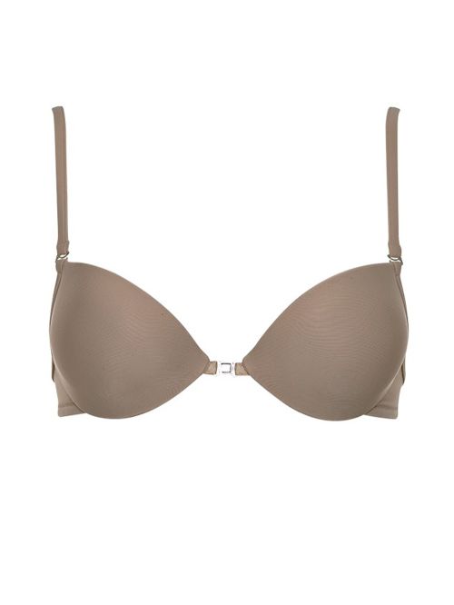 Σουτιέν Push Up Joker Lormar - 18 Τρόποι Φορέματος - Πλάτη Σιλικόνης - Χειμώνας 2017-18-Beige-70B