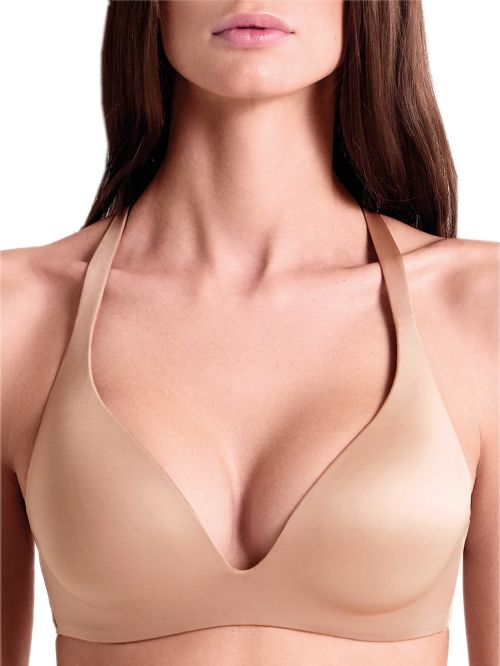 Σουτιέν LORMAR Αόρατο Τρίγωνο UltraShine - Σατινέ Ύφασμα - Ενίσχυση - Χωρίς Μπανέλα