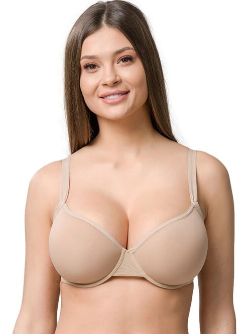 LUNA Σουτιέν Balconette Lust Spacer - Χωρίς Ενίσχυση - Μπανέλα-75D-Beige