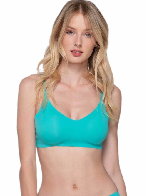 luna every wear sports bra 15100 purple μπροστά