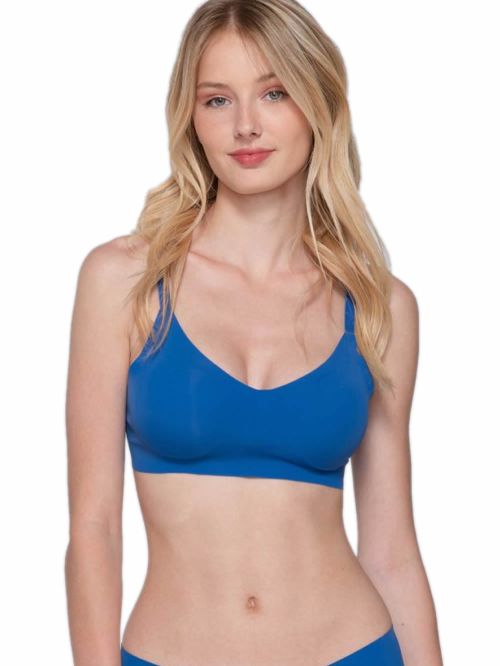 luna every wear sports bra 15100 navy blue μπροστά
