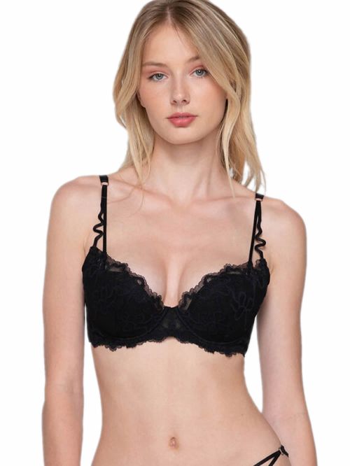 σουτιέν luna 15241 black μπροστά