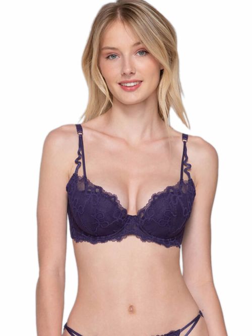 σουτιέν luna 15241 purple μπροστά