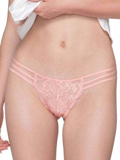 LUNA Brazilian Slip Party -Ελαστική Δαντέλα & Ανοίγματα 