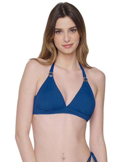 μπικίνι τρίγωνο luna 94073 blue μπροστά