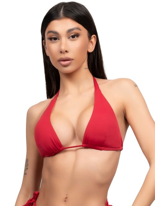Μαγιό LUNA Μπικίνι Τρίγωνο Red - Αφαιρούμενη Ενίσχυση