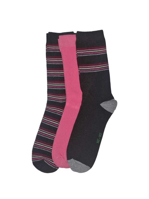 MEWE Γυναικεία Κάλτσα - Ελαστικό Βαμβάκι - Πακέτο με 3