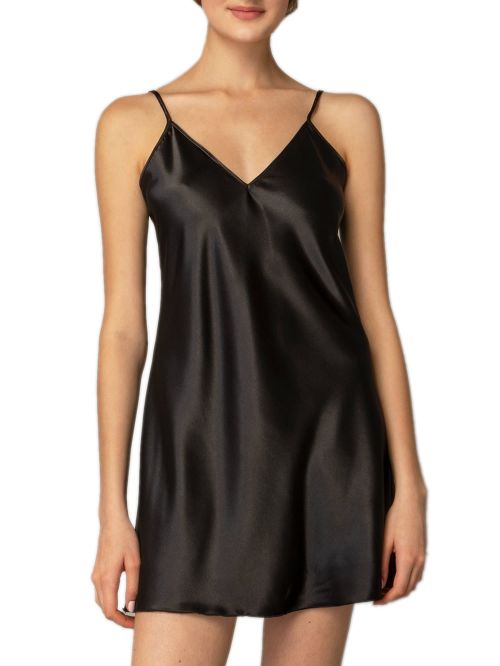 MILENA BY PARIS Νυχτικό & String - Απαλό Σατέν 