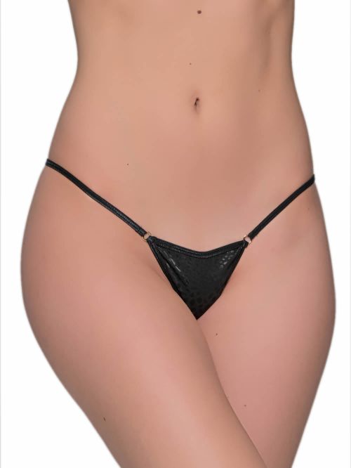 g-string milena 006861 black μπροστά