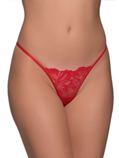 MILENA BY PARIS G-String - Floral Δαντέλα