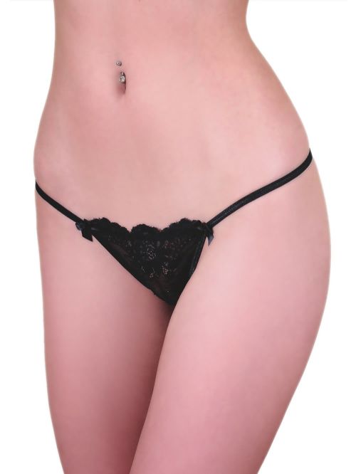 MILENA BY PARIS String Tanga - Floral Δαντέλα