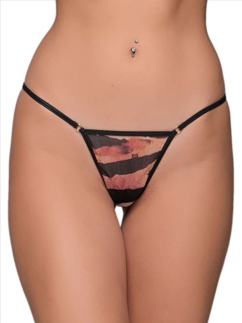 MILENA BY PARIS G-String - Animal Print