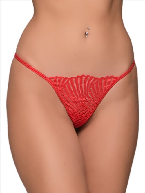 MILENA BY PARIS G-String - Πλεχτή Δαντέλα