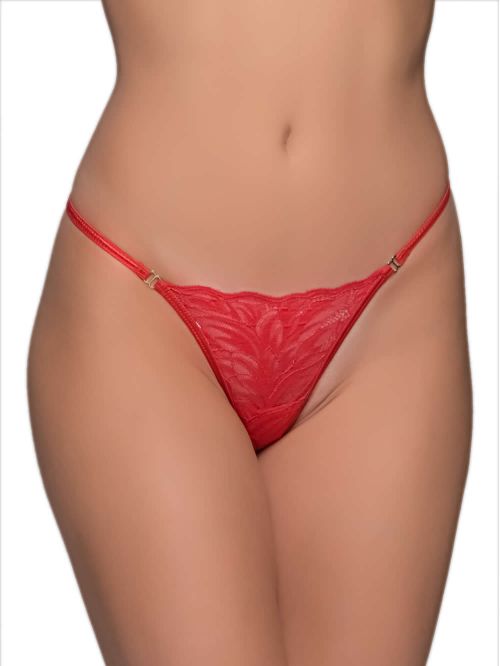 MILENA BY PARIS G-String - Floral Δαντέλα