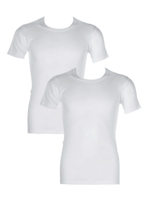 Minerva Ανδρική Κλασσική Φανέλα Ανοιχτή Λαιμόκοψη - 100% Αγνό Βαμβάκι - Συσκευασία με 2