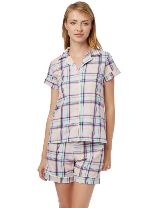 γυναικεία πυτζάμα minerva 52123-123 μπροστά