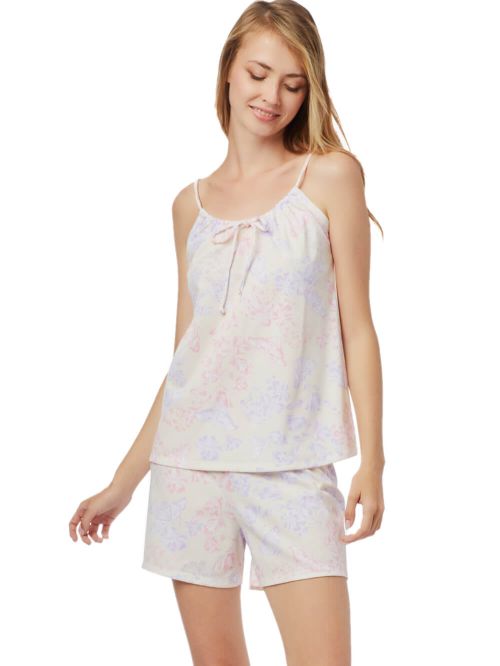 Γυναικεία Πυτζάμα MINERVA Floral - 100% Βαμβακερή 