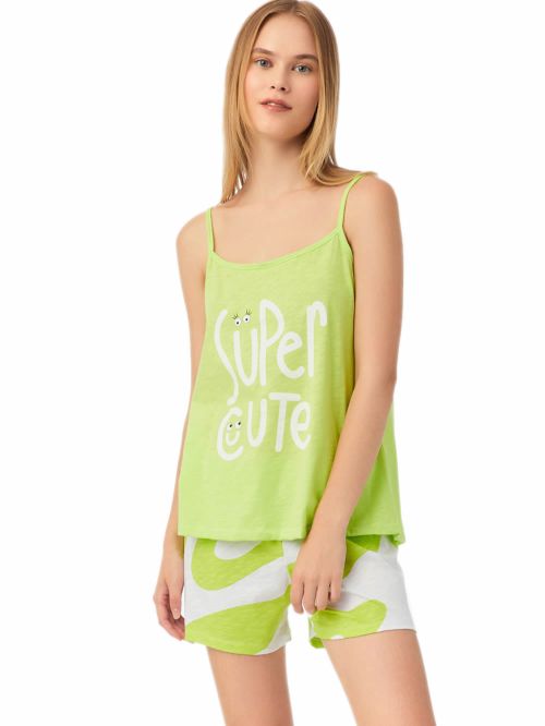 γυναικεία πυτζάμα minerva 52512-331 μπροστά