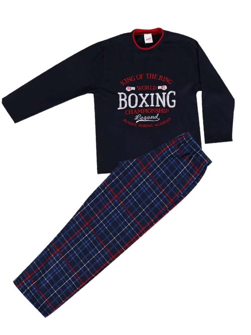Παιδική Πυτζάμα MINERVA Boxing - 100% Aγνό Βαμβάκι
