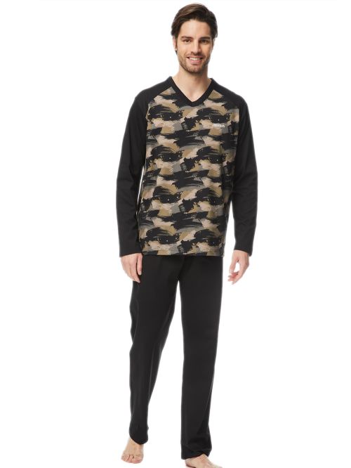 Ανδρική Πυτζάμα MINERVA Camo - 100% Βαμβάκι Interlock