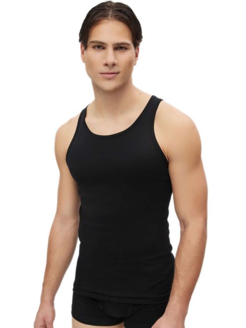 Minerva Ανδρική Φανέλα Comfort με Τιράντα - 100% Βαμβακερή - Πακέτο με 2