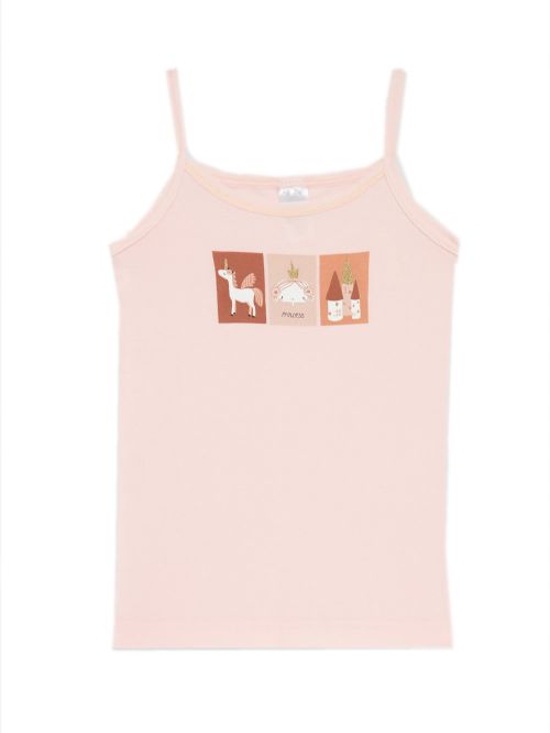 Παιδική Φανέλα MINERVA για Κορίτσι Fairy Tale - Λεπτή Τιράντα - 100% Αγνό Βαμβάκι