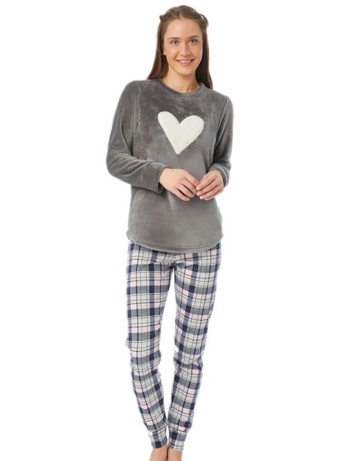 Γυναικεία Πυτζάμα MINERVA Relax - Ζεστό Fleece & Βαμβάκι