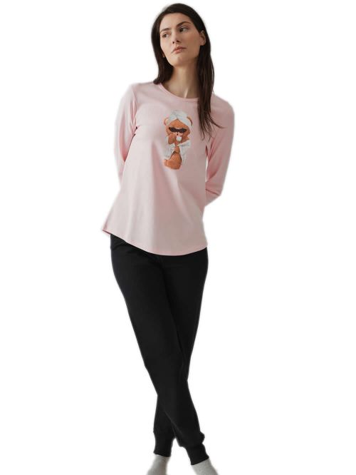 Γυναικεία Πυτζάμα MINERVA Relax - 100% Βαμβάκι Interlock