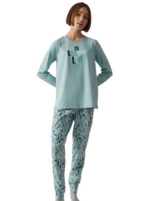 Γυναικεία Πυτζάμα MINERVA Naturally - 100% Βαμβάκι Interlock