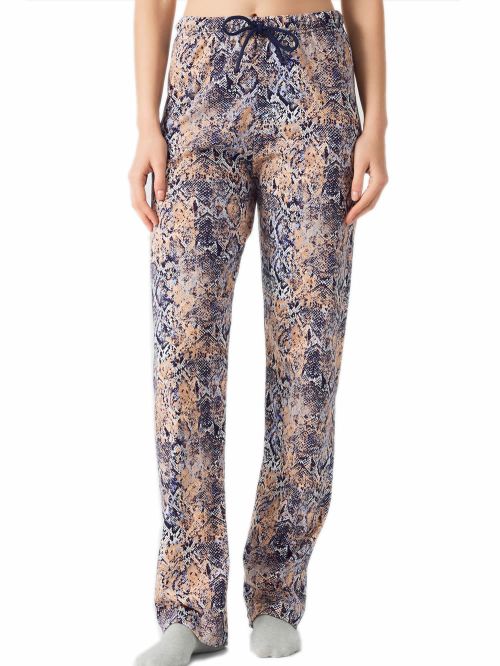 Γυναικείο Παντελόνι MINERVA Print - 100% Βαμβάκι Interlock 