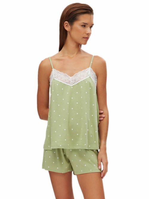 Γυναικεία Πυτζάμα MINERVA Lace - Απαλό Modal/Βαμβάκι - Δαντέλα