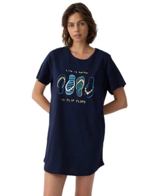 T-Shirt Dress MINERVA Life - 100% Βαμβακερό - Άνετο & Δροσερό