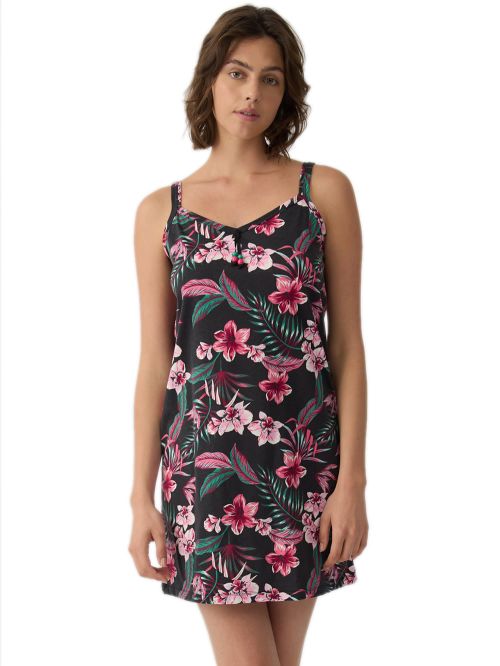 Γυναικείο Νυχτικό MINERVA Exotic Floral - 100% Βαμβακερό 