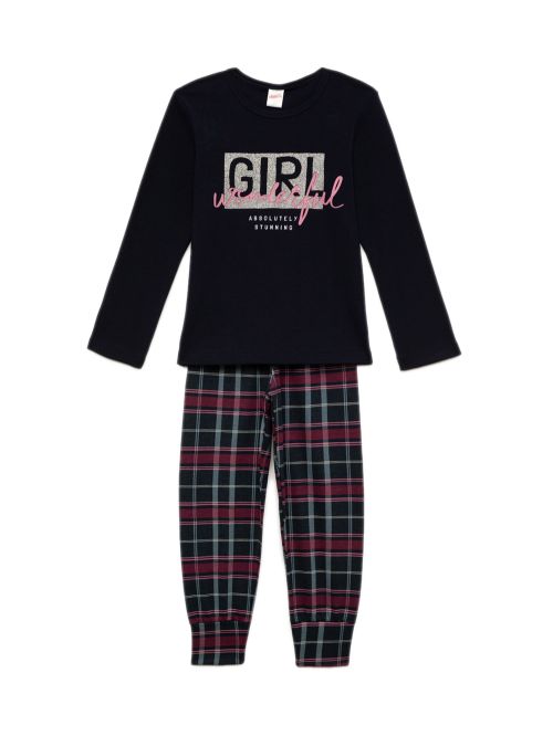 Εφηβική Πυτζάμα MINERVA Wonderful για Κορίτσι - 100% Αγνό Βαμβάκι 