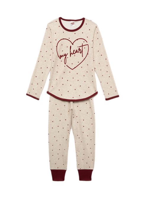 Εφηβική Πυτζάμα MINERVA Love Story για Κορίτσι - 100% Αγνό Βαμβάκι 