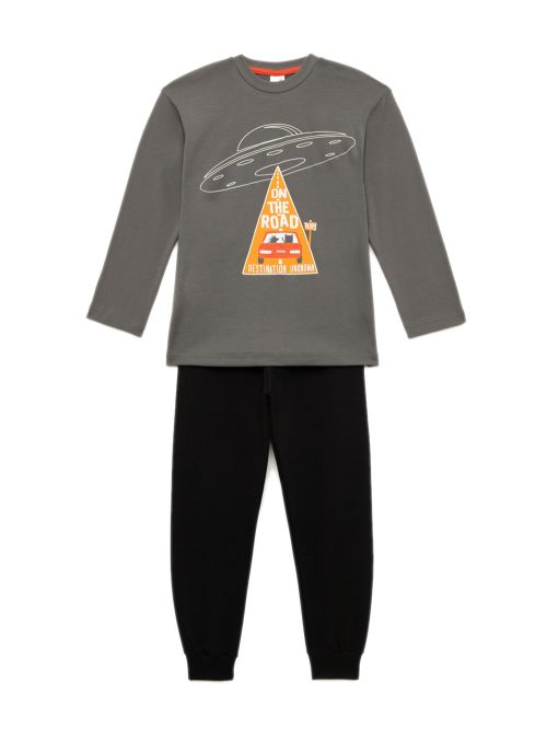 Εφηβική Πυτζάμα MINERVA Destination για Αγόρι - 100% Αγνό Βαμβάκι 