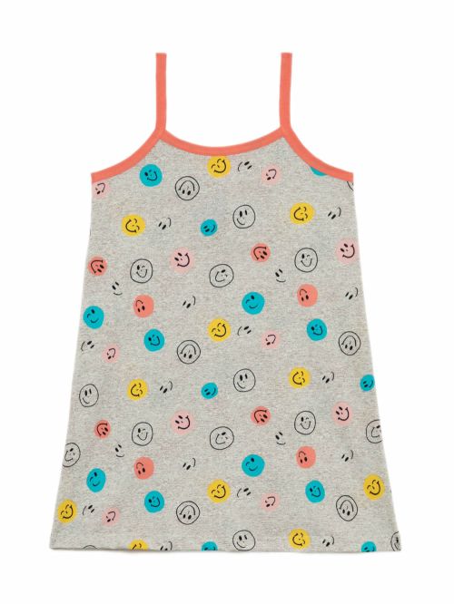 Εφηβικό Νυχτικό MINERVA Smiles για Κορίτσι - 100% Αγνό Βαμβάκι 