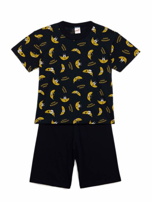 Παιδική Πυτζάμα MINERVA για Αγόρι Bananas - 100% Aγνό Βαμβάκι