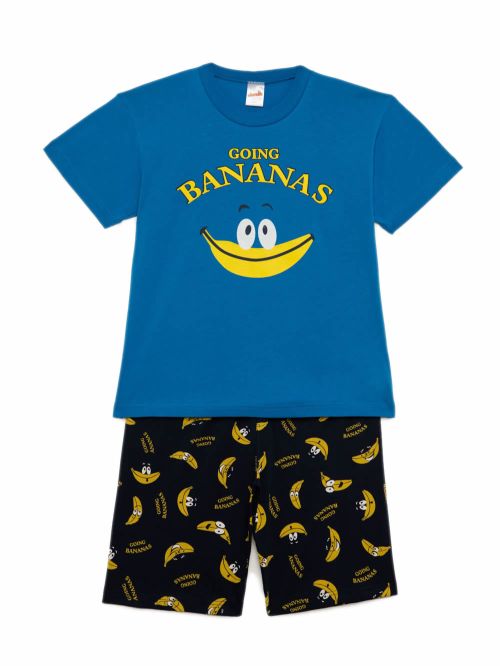 Εφηβική Πυτζάμα MINERVA για Αγόρι Bananas - 100% Aγνό Βαμβάκι