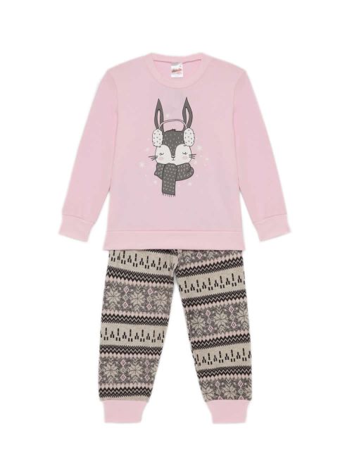 Βρεφική Πυτζάμα MINERVA για Κορίτσι Nordic - 100% Αγνό Βαμβάκι