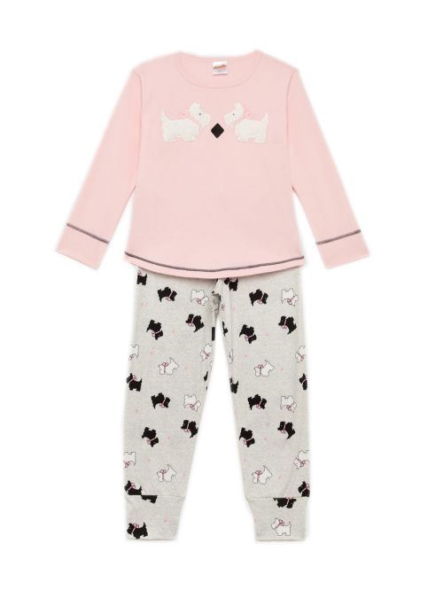 Εφηβική Πυτζάμα MINERVA Terrier για Κορίτσι - 100% Αγνό Βαμβάκι 