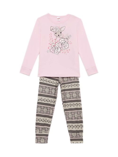 Εφηβική Πυτζάμα MINERVA Nordic για Κορίτσι - 100% Αγνό Βαμβάκι 