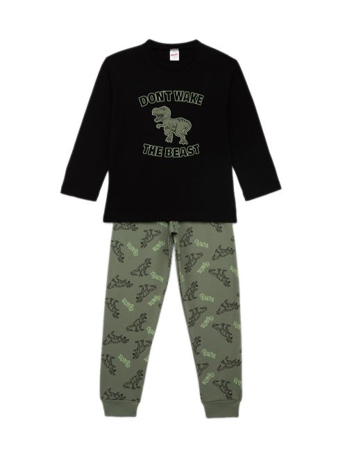 Παιδική Πυτζάμα MINERVA Roar για Αγόρι - 100% Αγνό Βαμβάκι 