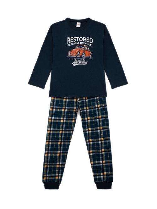 Εφηβική Πυτζάμα MINERVA Sweat Race για Αγόρι - 100% Αγνό Βαμβάκι 