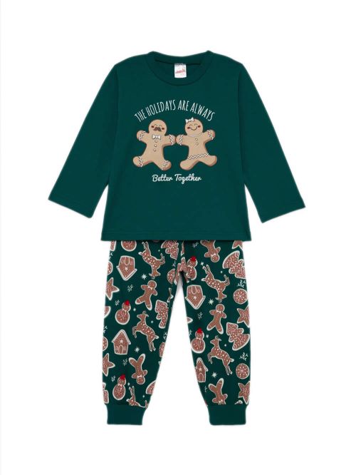 Βρεφική Πυτζάμα MINERVA X-mas Biscuits UNISEX - 100% Αγνό Βαμβάκι