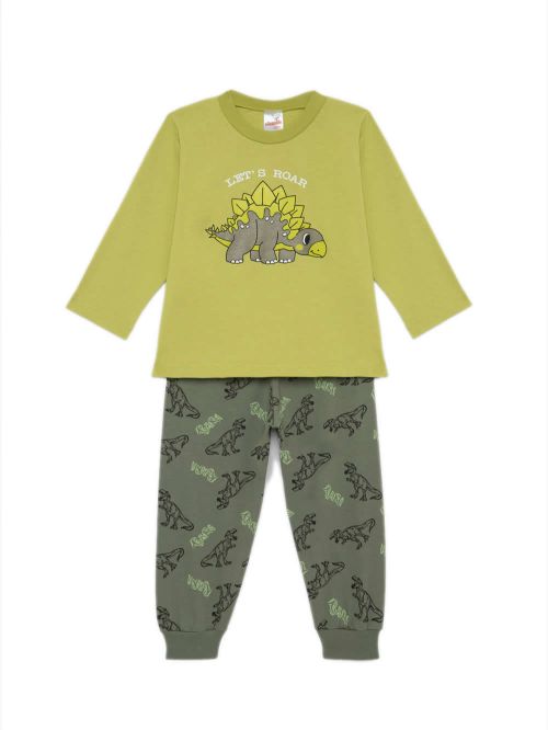 Βρεφική Πυτζάμα MINERVA για Αγόρι Roar - 100% Αγνό Βαμβάκι