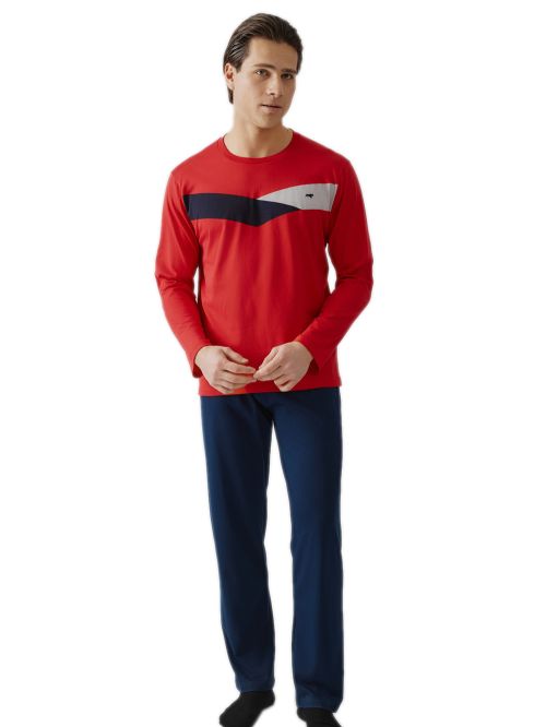 Ανδρική Πυτζάμα MINERVA Bull - 100% Βαμβάκι Interlock 